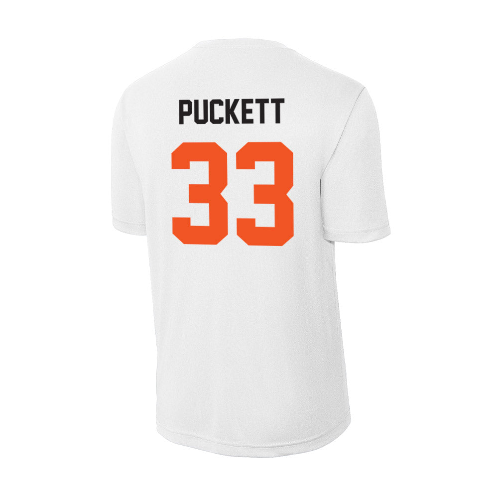 Oklahoma State - NCAA Football : Jack Puckett - Activewear T-Shirt-1