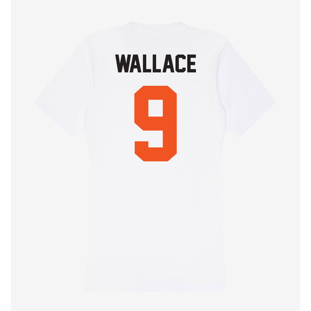 Oklahoma State - NCAA Baseball : Danny Wallace - Women's V-Neck T-Shirt-1