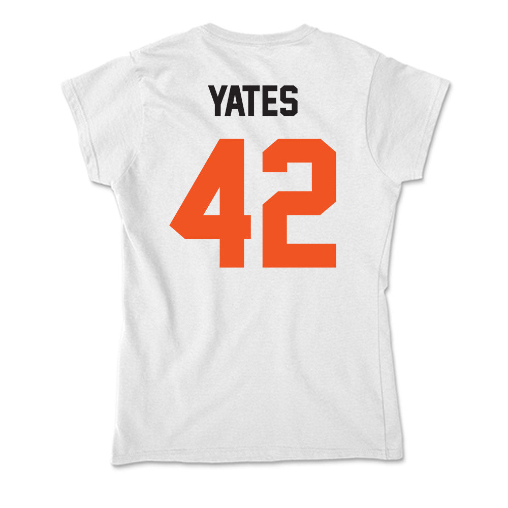 Oklahoma State - NCAA Football : Caden Yates - Soft Style Women’s T-Shirt-1