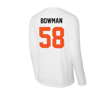 Oklahoma State - NCAA Football : Isaiah Bowman - Activewear Long Sleeve T-Shirt-1