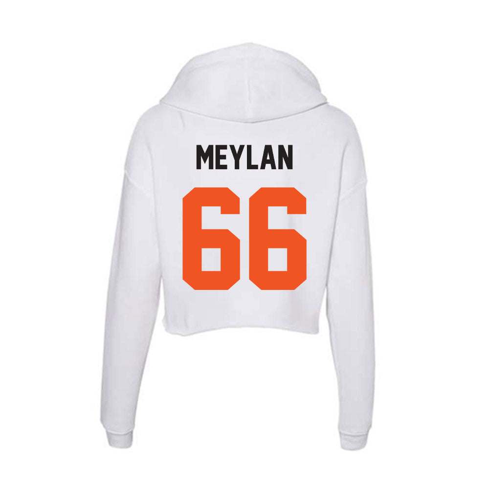 Oklahoma State - NCAA Softball : Ruby Meylan - Women's Crop Fleece Hoodie-1