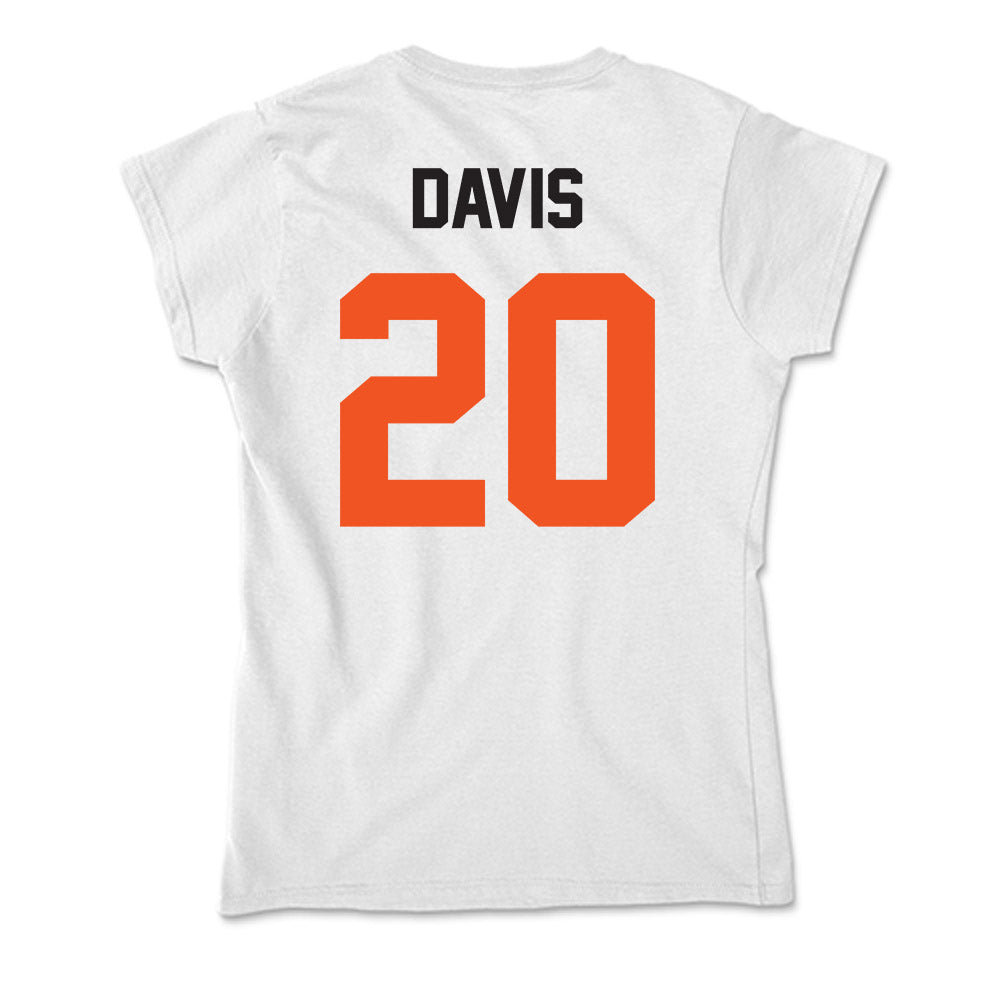 Oklahoma State - NCAA Football : Taurean Davis - Soft Style Women’s T-Shirt-1