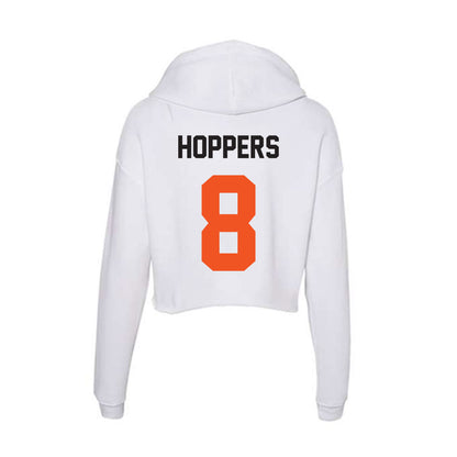 Oklahoma State - NCAA Women's Soccer : Katelyn Hoppers - Women's Crop Fleece Hoodie-1