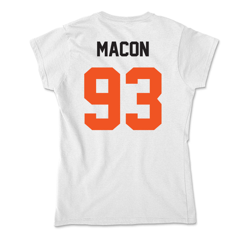 Oklahoma State - NCAA Football : Dominic Macon - Soft Style Women’s T-Shirt-1