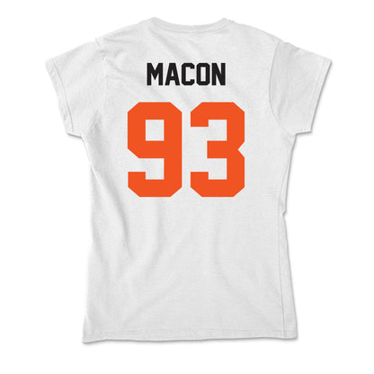 Oklahoma State - NCAA Football : Dominic Macon - Soft Style Women’s T-Shirt-1