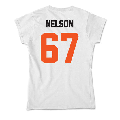 Oklahoma State - NCAA Football : Braydon Nelson - Soft Style Women’s T-Shirt-1