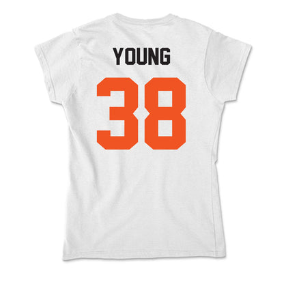 Oklahoma State - NCAA Football : Carlveon Young - Soft Style Women’s T-Shirt-1