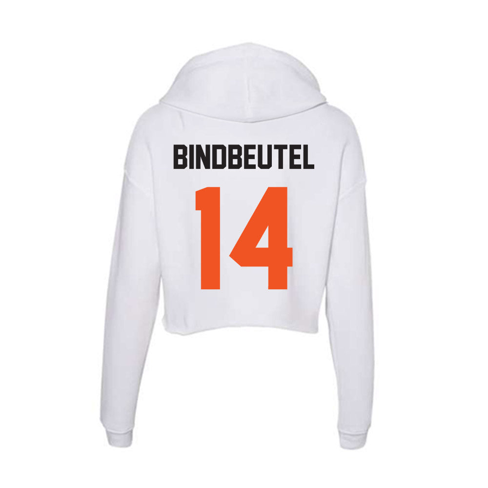 Oklahoma State - NCAA Women's Soccer : Grace Bindbeutel - Women's Crop Fleece Hoodie-1