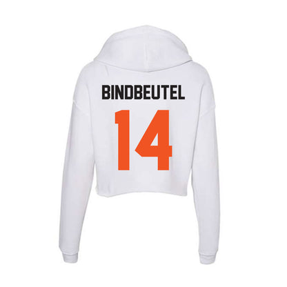 Oklahoma State - NCAA Women's Soccer : Grace Bindbeutel - Women's Crop Fleece Hoodie-1