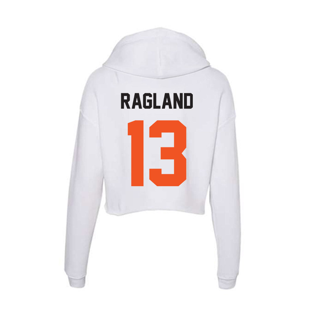 Oklahoma State - NCAA Men's Basketball : Mekhi Ragland - Women's Crop Fleece Hoodie-1