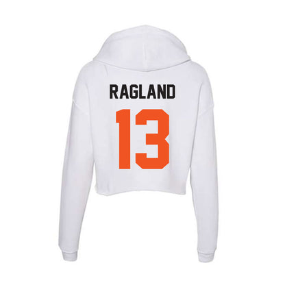 Oklahoma State - NCAA Men's Basketball : Mekhi Ragland - Women's Crop Fleece Hoodie-1