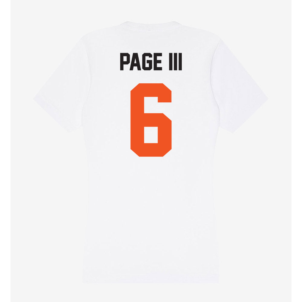 Oklahoma State - NCAA Football : Tre Page III - Women's V-Neck T-Shirt-1