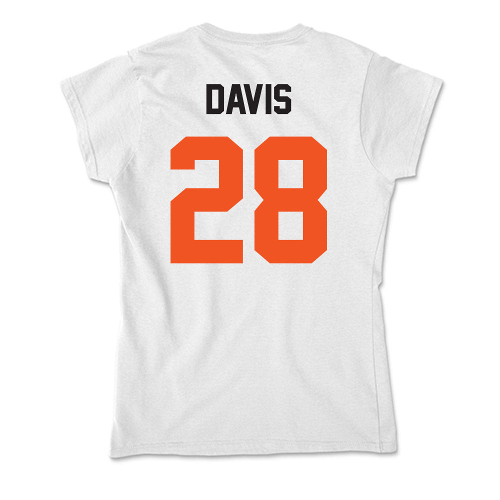 Oklahoma State - NCAA Football : Marrel Davis - Soft Style Women’s T-Shirt-1