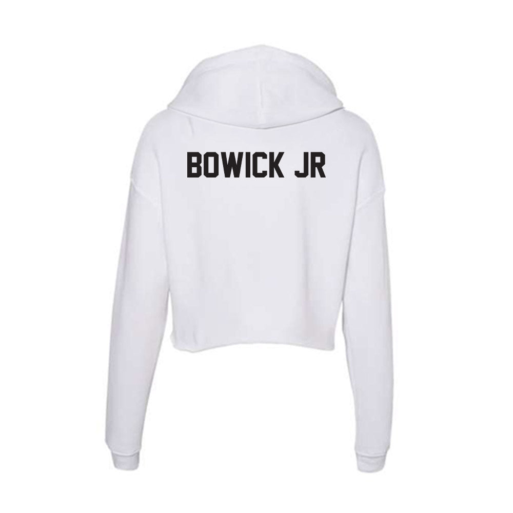 Oklahoma State - NCAA Football : Justin Bowick Jr - Classic Shersey Women's Crop Fleece Hooded Sweatshirt-1