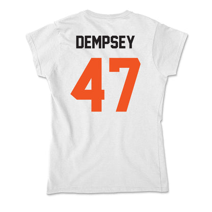 Oklahoma State - NCAA Football : Harrison Dempsey - Soft Style Women’s T-Shirt-1