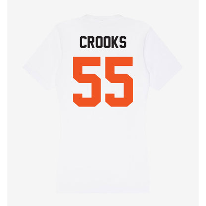 Oklahoma State - NCAA Women's Basketball : Audi Crooks - Women's V-Neck T-Shirt-1