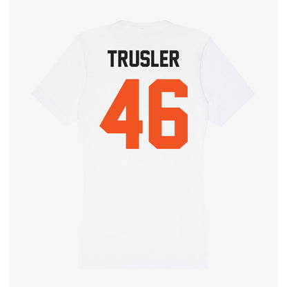 Oklahoma State - NCAA Football : Hunter Trusler - Women's V-Neck T-Shirt-1