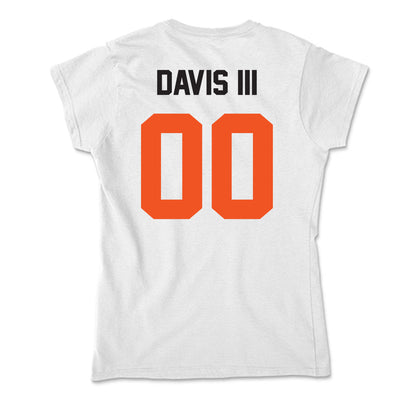 Oklahoma State - NCAA Football : Marrel Davis III - Soft Style Women’s T-Shirt-1