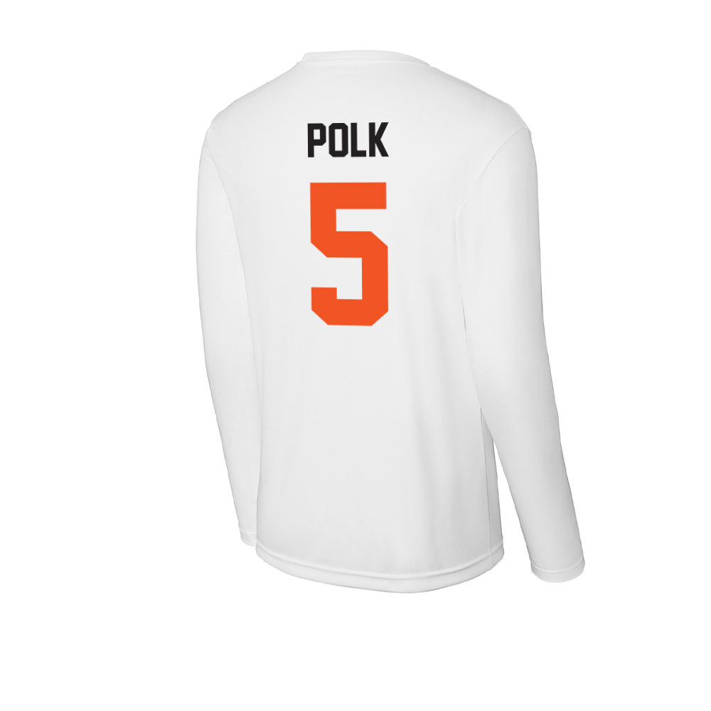 Oklahoma State - NCAA Football : Israel Polk - Activewear Long Sleeve T-Shirt-1