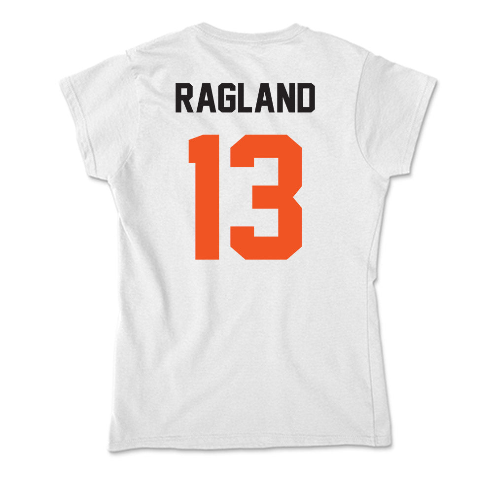 Oklahoma State - NCAA Men's Basketball : Mekhi Ragland - Soft Style Women’s T-Shirt-1