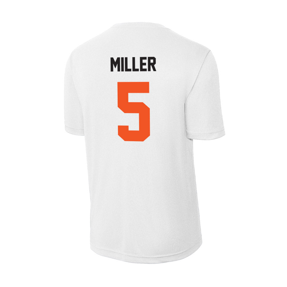 Oklahoma State - NCAA Men's Basketball : Vyctorius Miller - Activewear T-Shirt-1