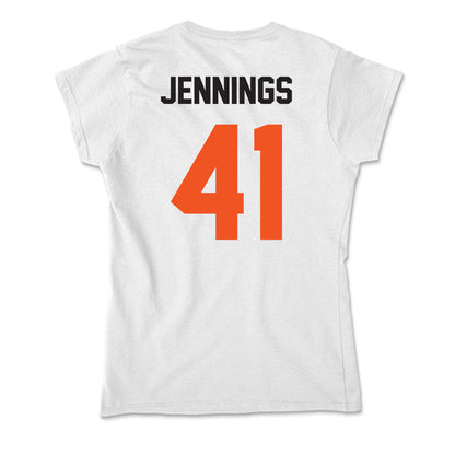 Oklahoma State - NCAA Baseball : Parker Jennings - Soft Style Women’s T-Shirt-1