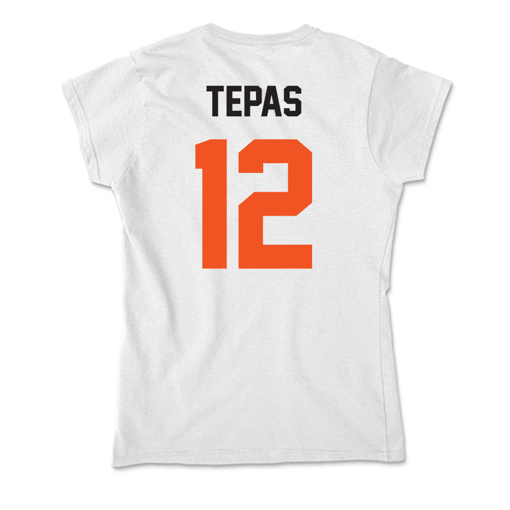 Oklahoma State - NCAA Football : Luke Tepas - Soft Style Women’s T-Shirt-1