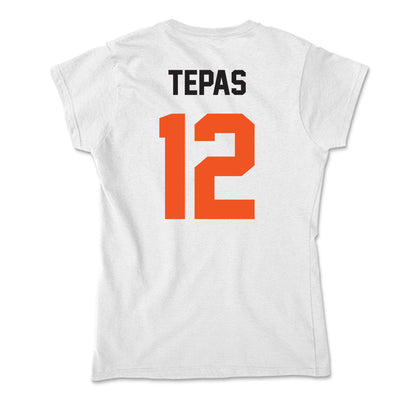Oklahoma State - NCAA Football : Luke Tepas - Soft Style Women’s T-Shirt-1