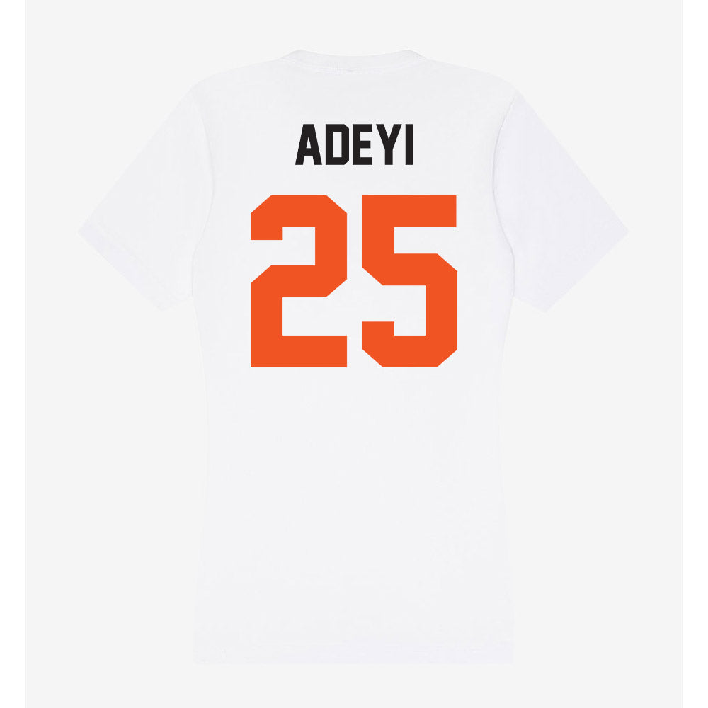 Oklahoma State - NCAA Football : Ayo Adeyi - Women's V-Neck T-Shirt-1