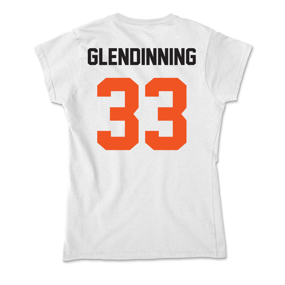 Oklahoma State - NCAA Baseball : Lucas Glendinning - Soft Style Women’s T-Shirt-1