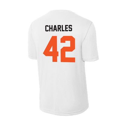 Oklahoma State - NCAA Football : Malik Charles - Activewear T-Shirt-1