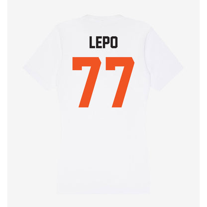 Oklahoma State - NCAA Football : Ashton Lepo - Women's V-Neck T-Shirt-1
