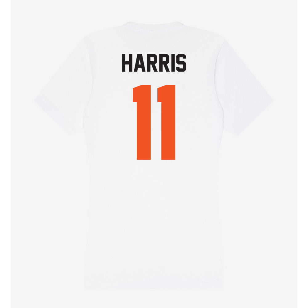 Oklahoma State - NCAA Football : Rodney Harris - Women's V-Neck T-Shirt-1