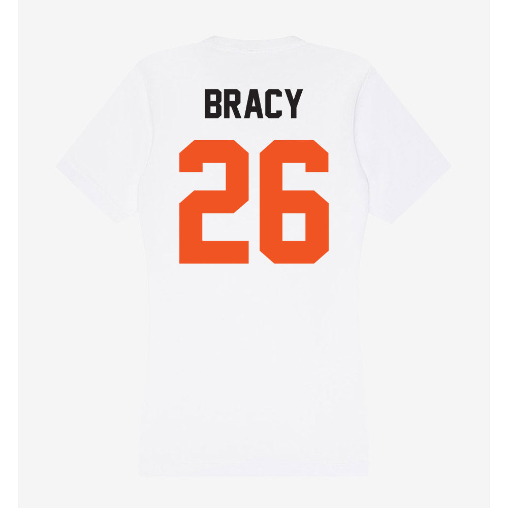 Oklahoma State - NCAA Football : Maliek Bracy - Women's V-Neck T-Shirt-1