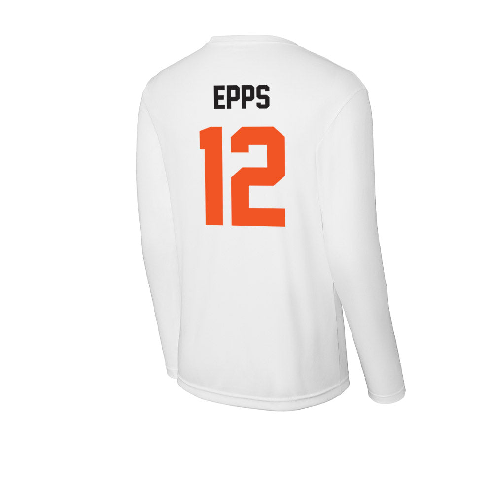 Oklahoma State - NCAA Football : Cameron Epps - Activewear Long Sleeve T-Shirt-1