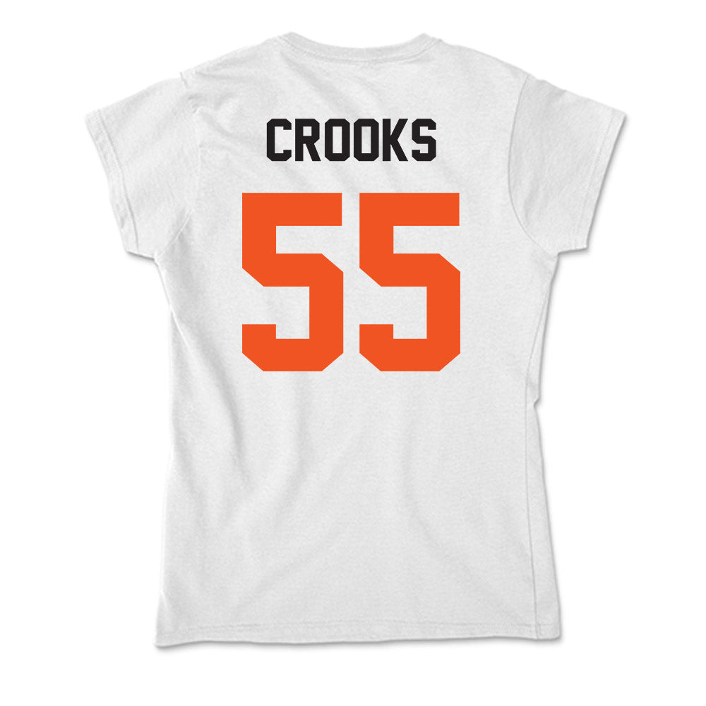 Oklahoma State - NCAA Women's Basketball : Audi Crooks - Soft Style Women’s T-Shirt-1