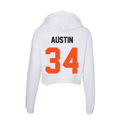 Oklahoma State - NCAA Softball : Jayelle Austin - Women's Crop Fleece Hoodie-1