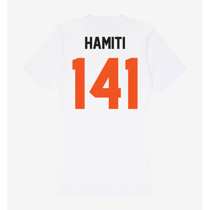 Oklahoma State - NCAA Wrestling : Jake Hamiti - Women's V-Neck T-Shirt-1