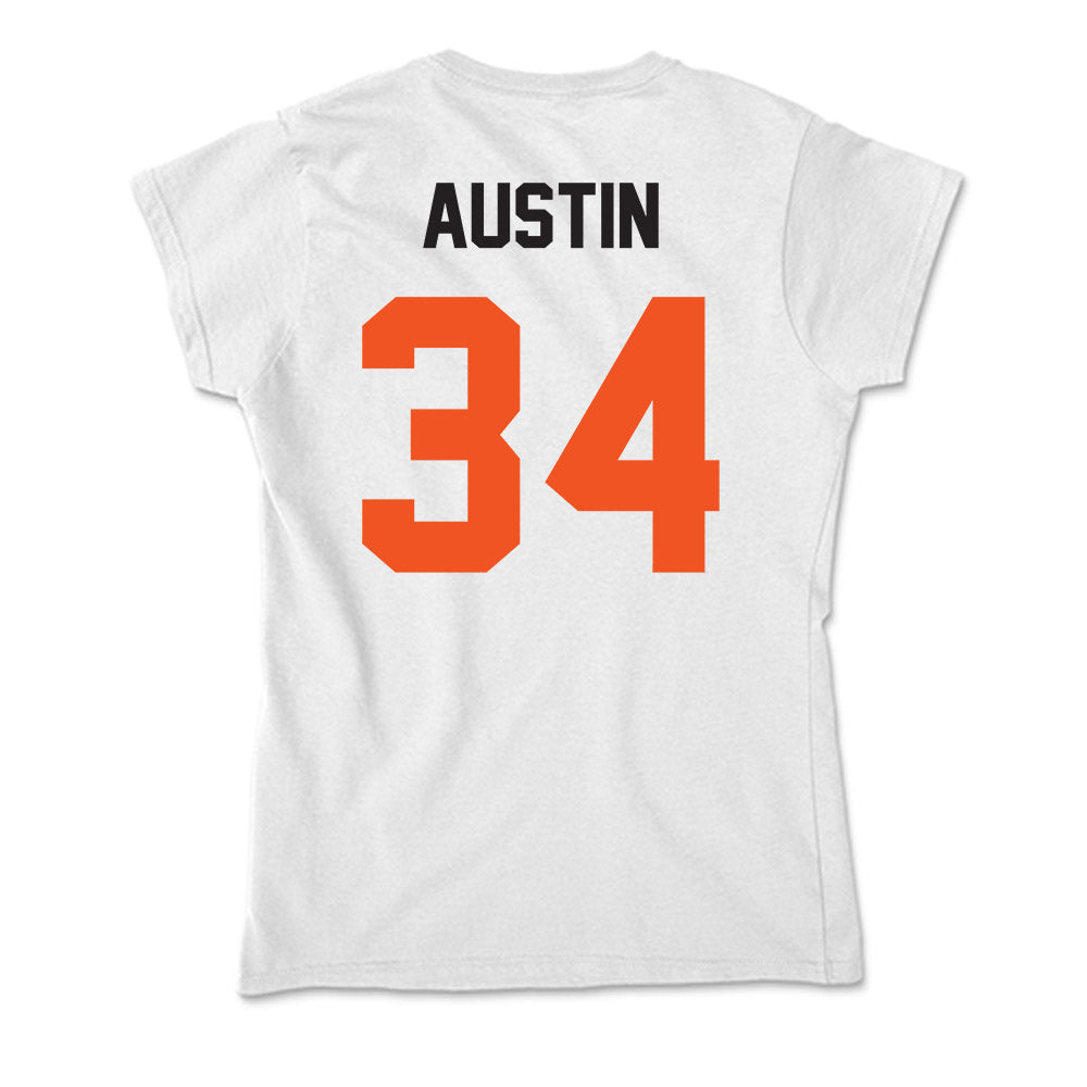 Oklahoma State - NCAA Softball : Jayelle Austin - Soft Style Women’s T-Shirt-1