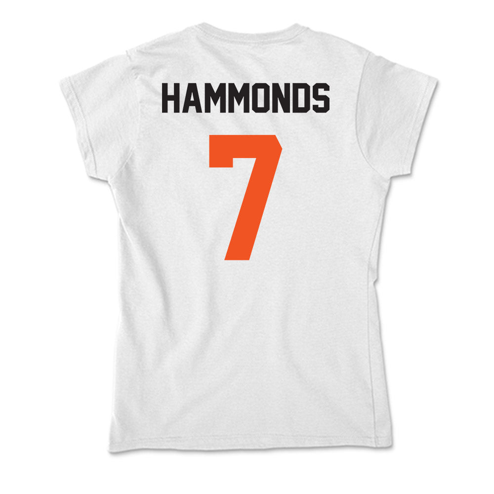 Oklahoma State - NCAA Football : Quinton Hammonds - Soft Style Women’s T-Shirt-1