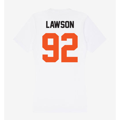 Oklahoma State - NCAA Football : Jerry Lawson - Women's V-Neck T-Shirt-1