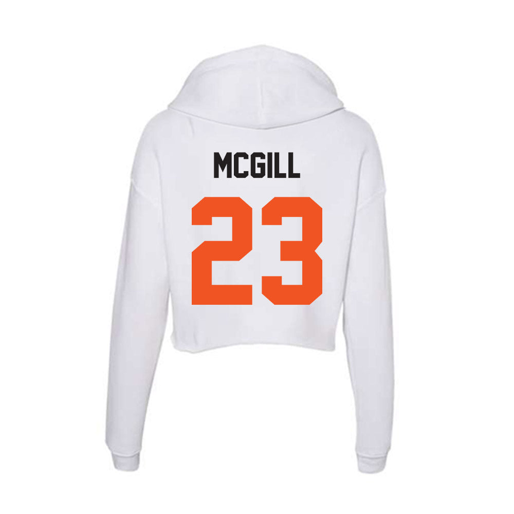 Oklahoma State - NCAA Women's Basketball : Liv McGill - Classic Shersey Women's Crop Fleece Hooded Sweatshirt-1