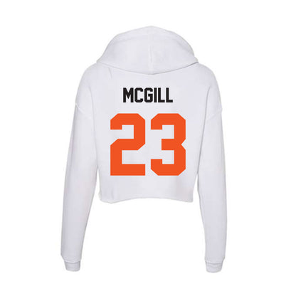 Oklahoma State - NCAA Women's Basketball : Liv McGill - Classic Shersey Women's Crop Fleece Hooded Sweatshirt-1