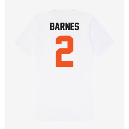 Oklahoma State - NCAA Football : Chris Barnes - Women's V-Neck T-Shirt-1