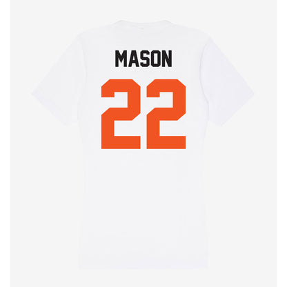 Oklahoma State - NCAA Football : William Mason - Women's V-Neck T-Shirt-1