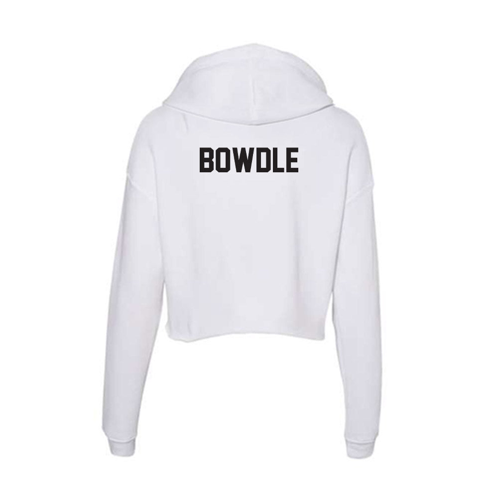 Oklahoma State - NCAA Equestrian : Tyris Bowdle - Women's Crop Fleece Hoodie-1