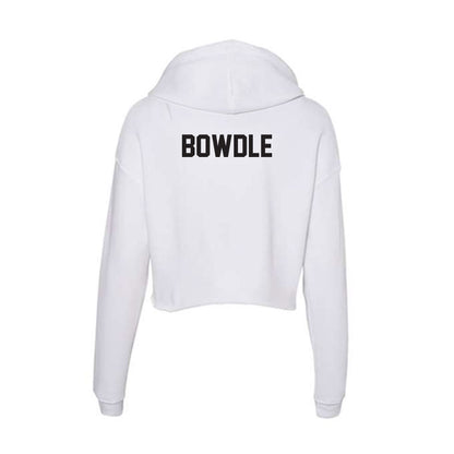 Oklahoma State - NCAA Equestrian : Tyris Bowdle - Women's Crop Fleece Hoodie-1