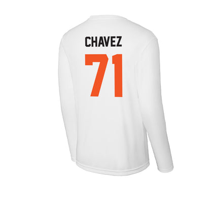 Oklahoma State - NCAA Football : Miguel Chavez - Activewear Long Sleeve T-Shirt-1