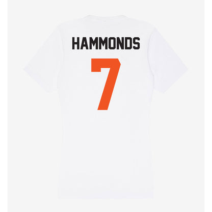 Oklahoma State - NCAA Football : Quinton Hammonds - Women's V-Neck T-Shirt-1