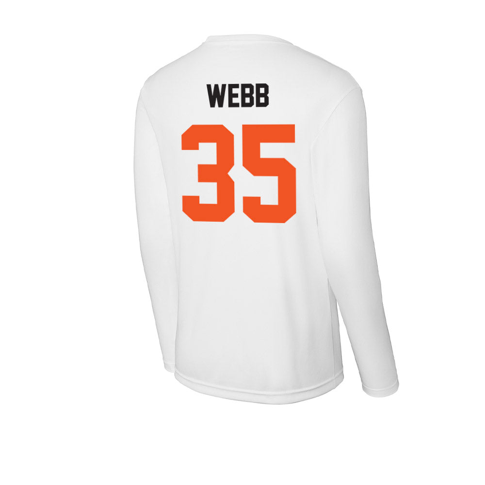 Oklahoma State - NCAA Football : Ayden Webb - Activewear Long Sleeve T-Shirt-1